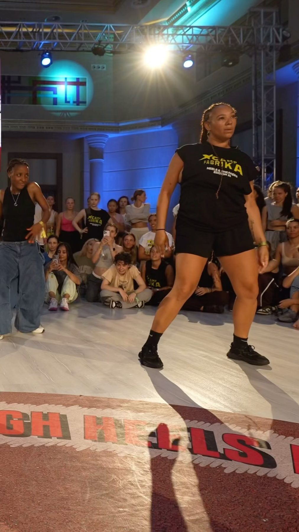 On the competition floor, September 2024